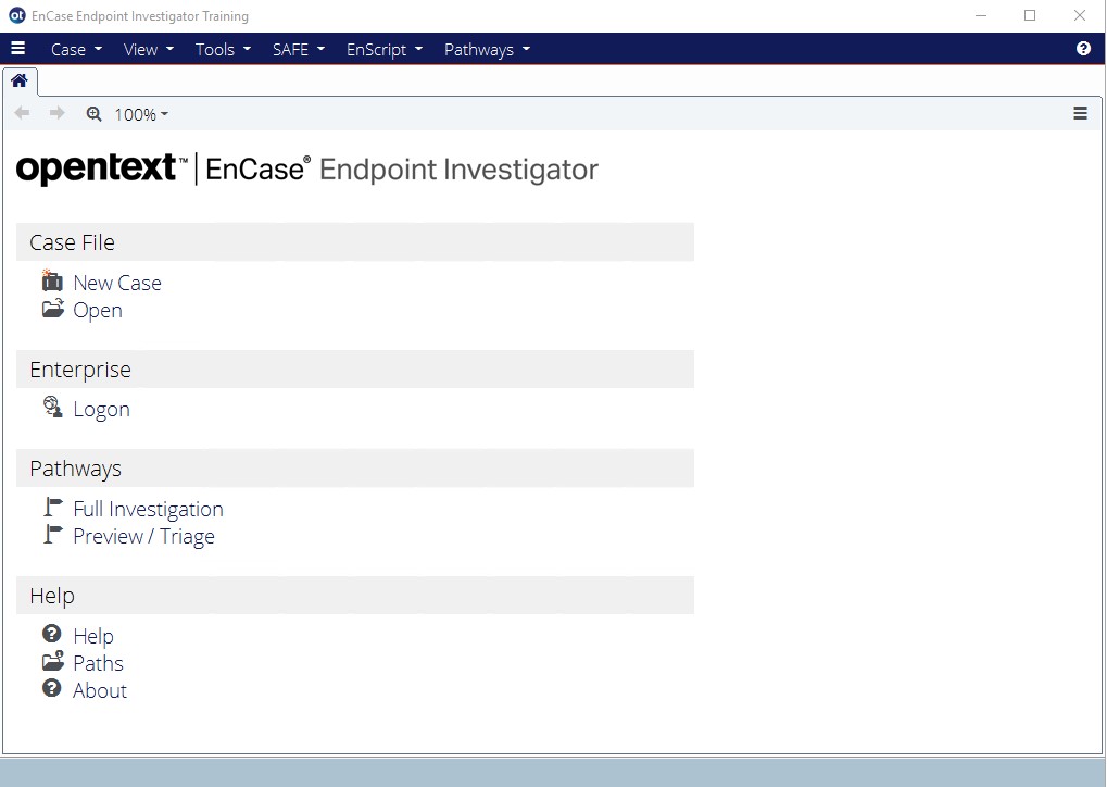 Tampilan baru dari EnCase v20.2